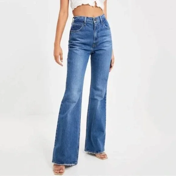 NWT Levi's 70s High Flare Jeans in Sonoma Step - Picture 1 of 15